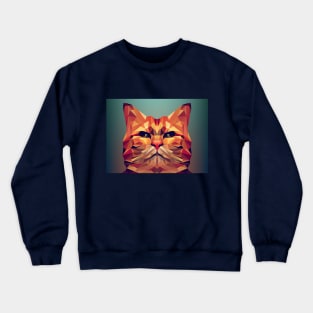 Angry Cat Art Crewneck Sweatshirt
